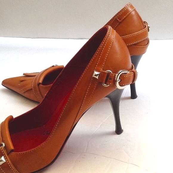 CESARE PACIOTTI - Vintage Luxury Leather Kiltie Heels; 2005 Fall/Winter … - Picture 2 of 8